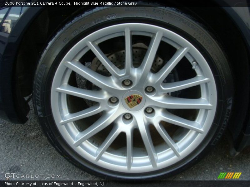 Midnight Blue Metallic / Stone Grey 2006 Porsche 911 Carrera 4 Coupe