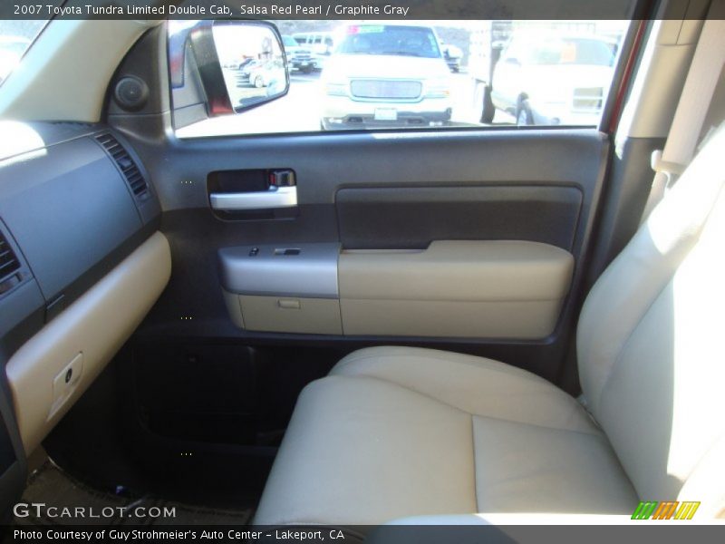 Salsa Red Pearl / Graphite Gray 2007 Toyota Tundra Limited Double Cab