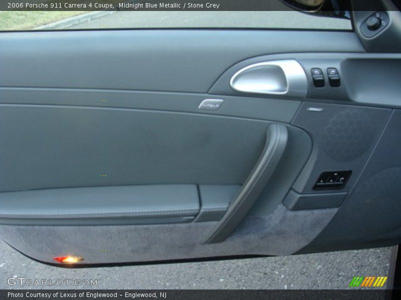 Midnight Blue Metallic / Stone Grey 2006 Porsche 911 Carrera 4 Coupe