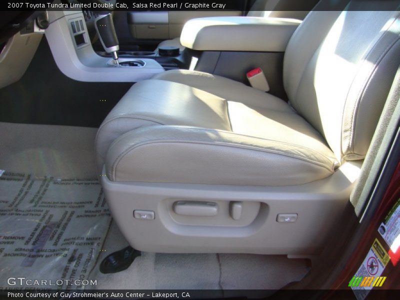 Salsa Red Pearl / Graphite Gray 2007 Toyota Tundra Limited Double Cab