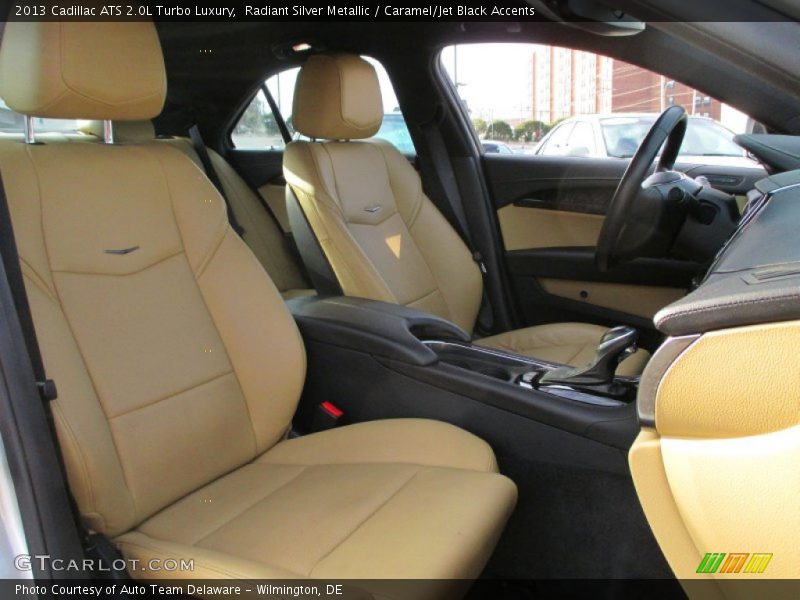 Radiant Silver Metallic / Caramel/Jet Black Accents 2013 Cadillac ATS 2.0L Turbo Luxury