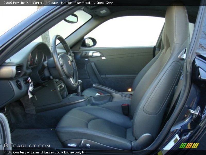 Midnight Blue Metallic / Stone Grey 2006 Porsche 911 Carrera 4 Coupe
