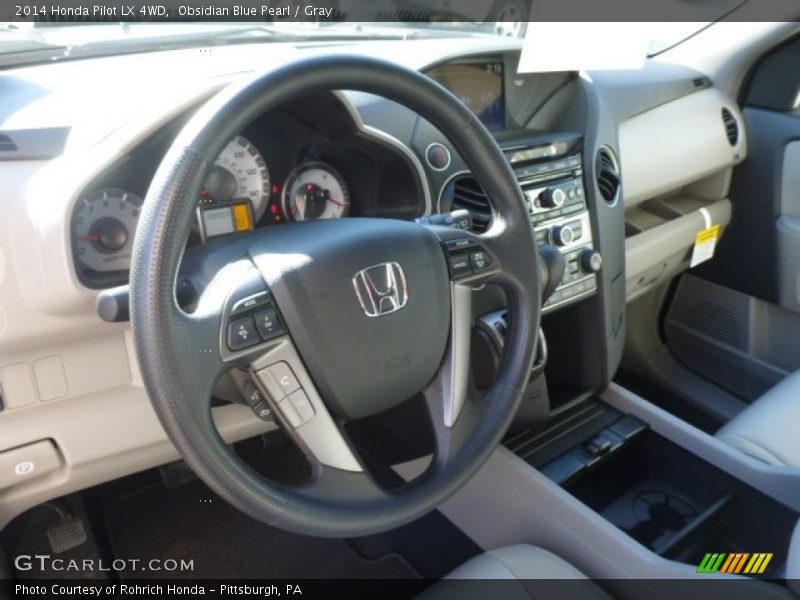 Dashboard of 2014 Pilot LX 4WD