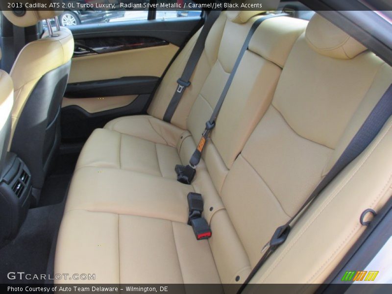Radiant Silver Metallic / Caramel/Jet Black Accents 2013 Cadillac ATS 2.0L Turbo Luxury