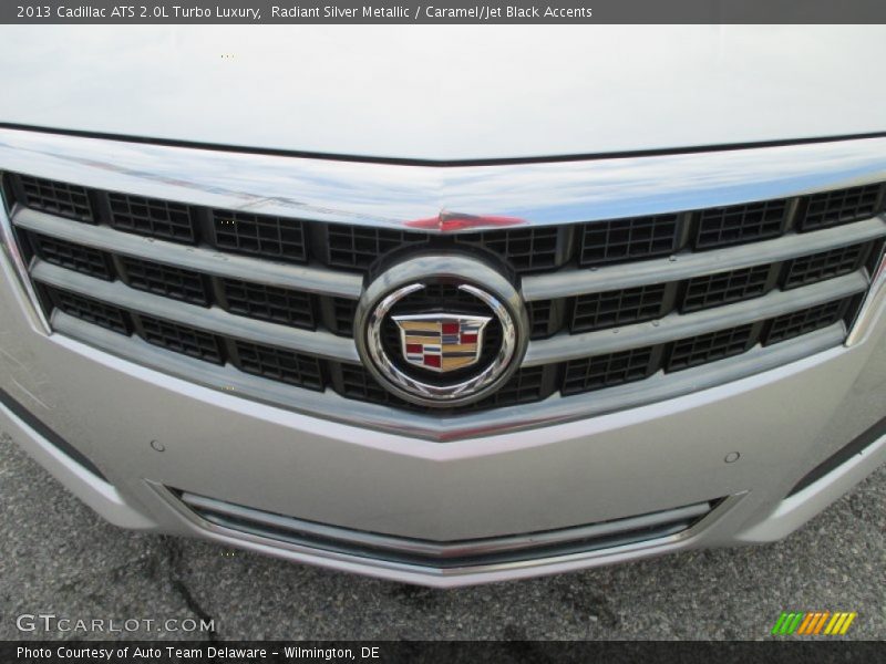 Radiant Silver Metallic / Caramel/Jet Black Accents 2013 Cadillac ATS 2.0L Turbo Luxury