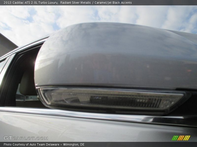Radiant Silver Metallic / Caramel/Jet Black Accents 2013 Cadillac ATS 2.0L Turbo Luxury