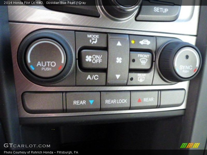 Controls of 2014 Pilot LX 4WD