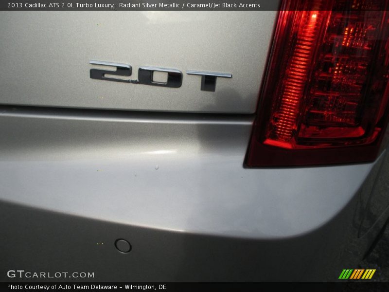 Radiant Silver Metallic / Caramel/Jet Black Accents 2013 Cadillac ATS 2.0L Turbo Luxury