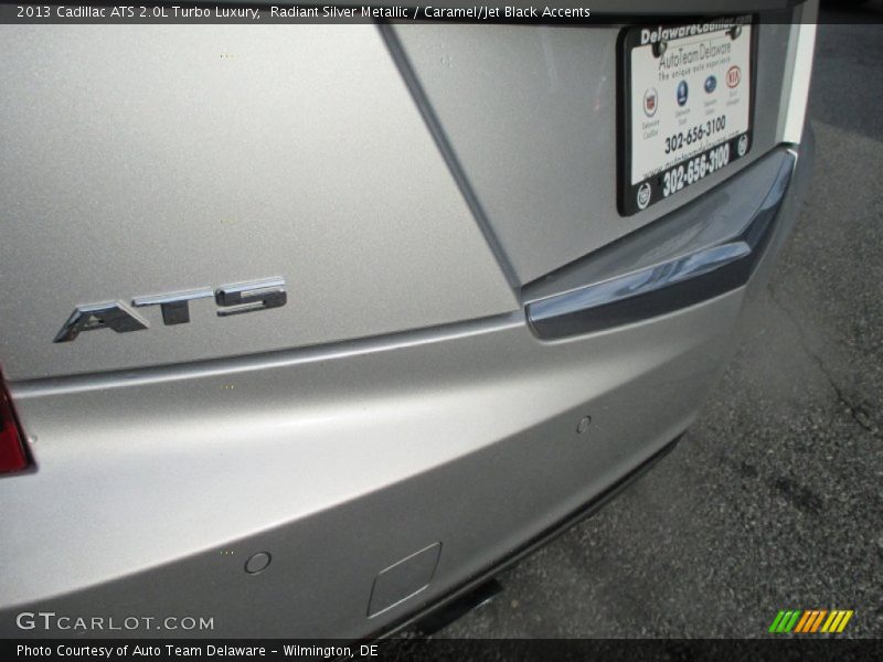 Radiant Silver Metallic / Caramel/Jet Black Accents 2013 Cadillac ATS 2.0L Turbo Luxury