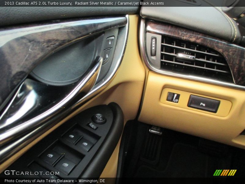 Radiant Silver Metallic / Caramel/Jet Black Accents 2013 Cadillac ATS 2.0L Turbo Luxury