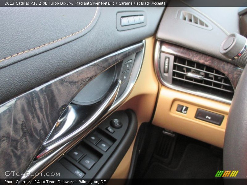 Radiant Silver Metallic / Caramel/Jet Black Accents 2013 Cadillac ATS 2.0L Turbo Luxury