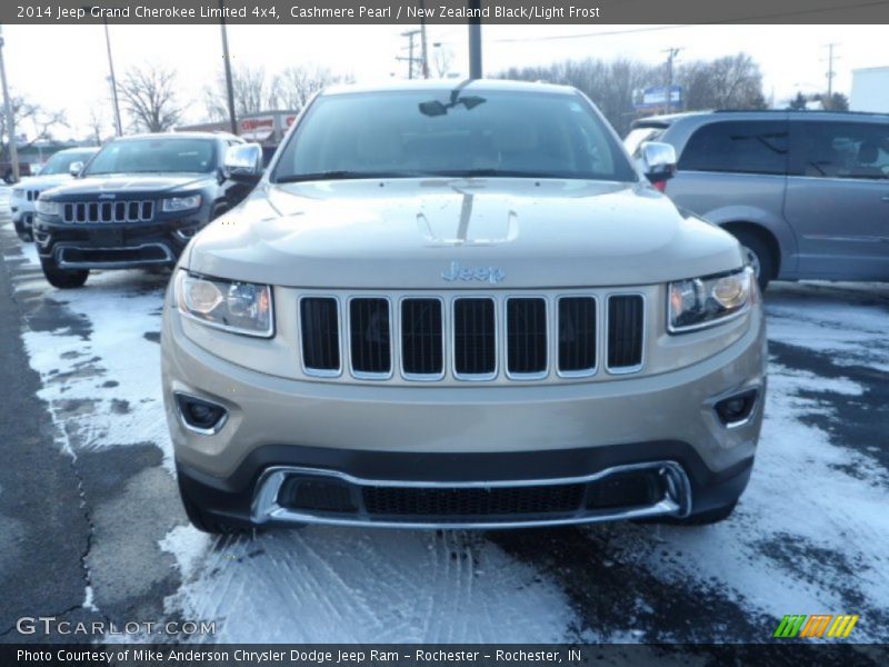 Cashmere Pearl / New Zealand Black/Light Frost 2014 Jeep Grand Cherokee Limited 4x4