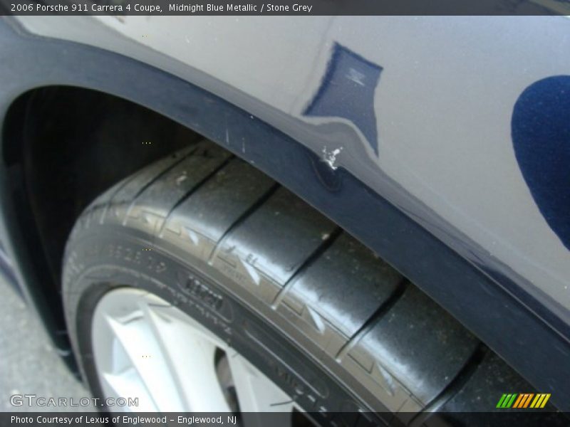 Midnight Blue Metallic / Stone Grey 2006 Porsche 911 Carrera 4 Coupe