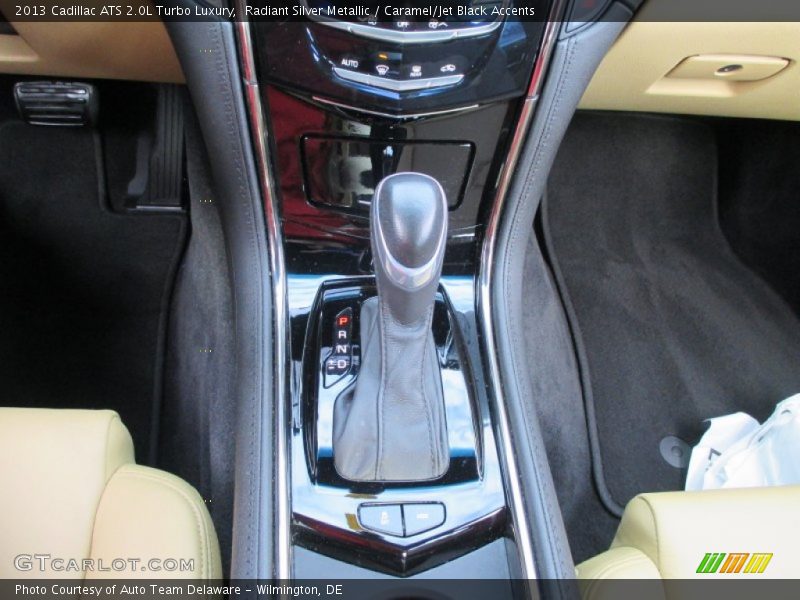 Radiant Silver Metallic / Caramel/Jet Black Accents 2013 Cadillac ATS 2.0L Turbo Luxury