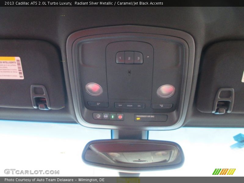 Radiant Silver Metallic / Caramel/Jet Black Accents 2013 Cadillac ATS 2.0L Turbo Luxury