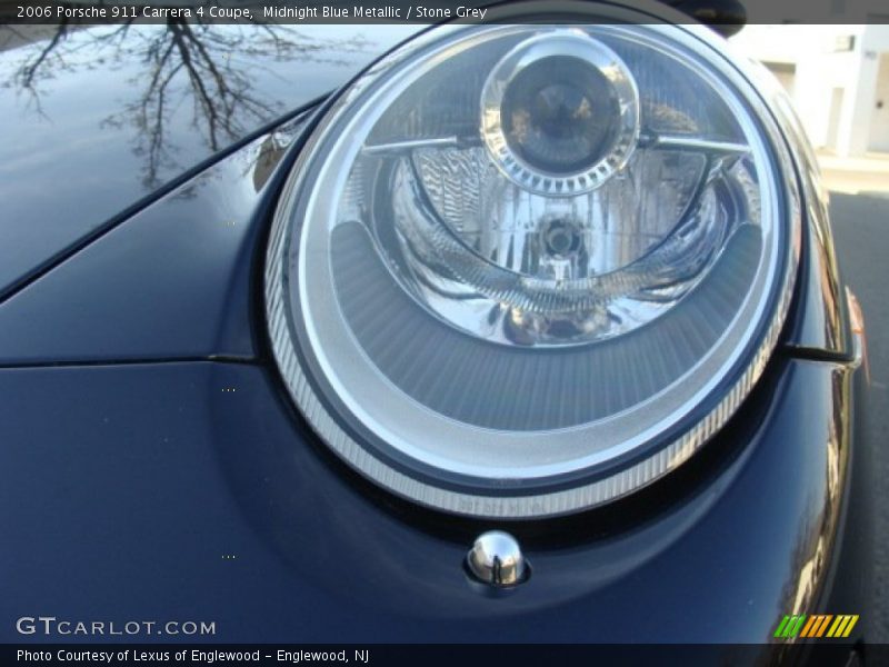 Midnight Blue Metallic / Stone Grey 2006 Porsche 911 Carrera 4 Coupe