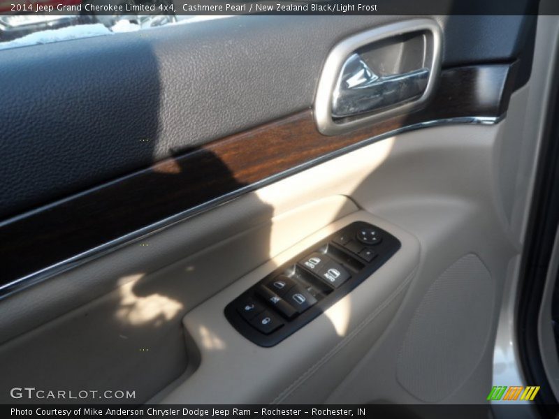 Cashmere Pearl / New Zealand Black/Light Frost 2014 Jeep Grand Cherokee Limited 4x4