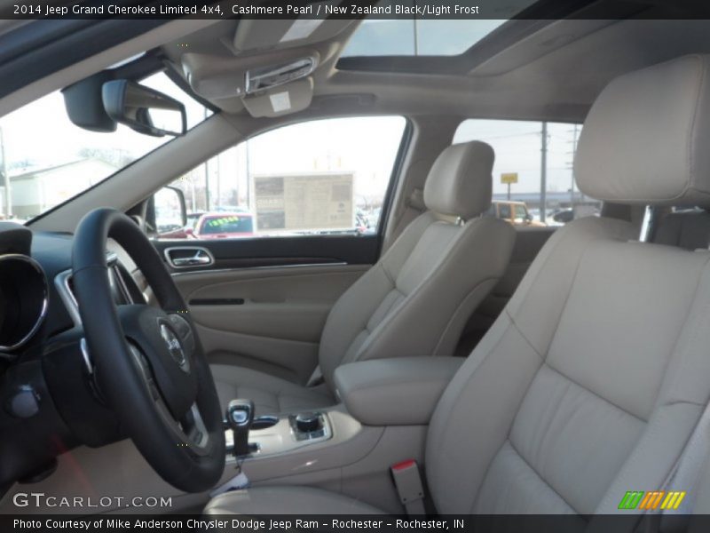 Cashmere Pearl / New Zealand Black/Light Frost 2014 Jeep Grand Cherokee Limited 4x4