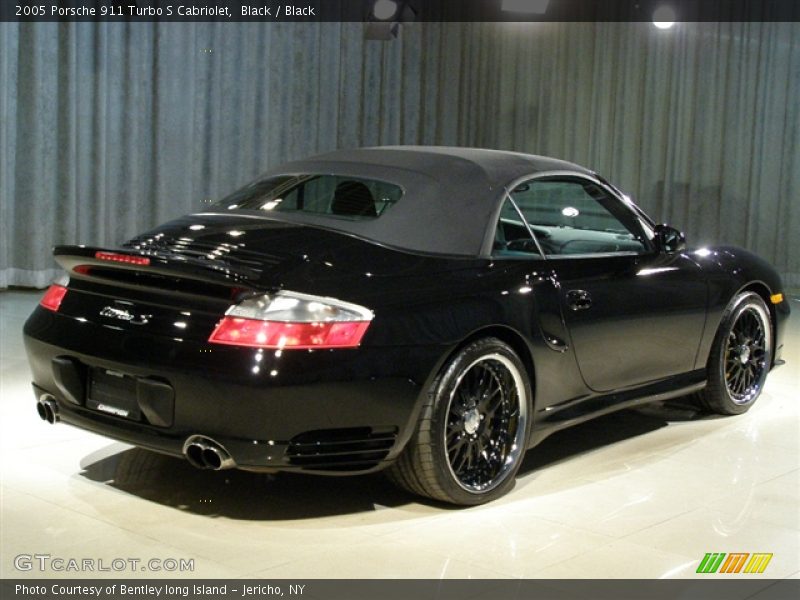 Black / Black 2005 Porsche 911 Turbo S Cabriolet