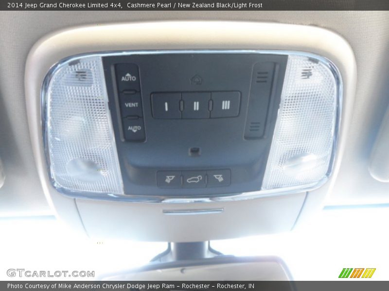 Cashmere Pearl / New Zealand Black/Light Frost 2014 Jeep Grand Cherokee Limited 4x4