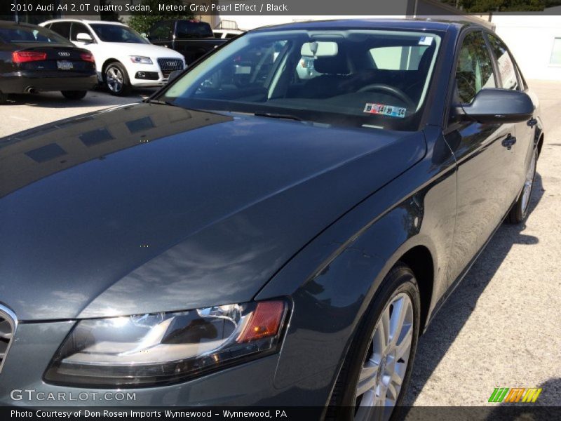 Meteor Gray Pearl Effect / Black 2010 Audi A4 2.0T quattro Sedan