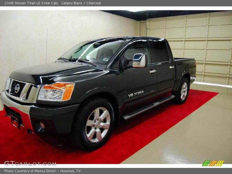 Galaxy Black / Charcoal 2008 Nissan Titan LE Crew Cab