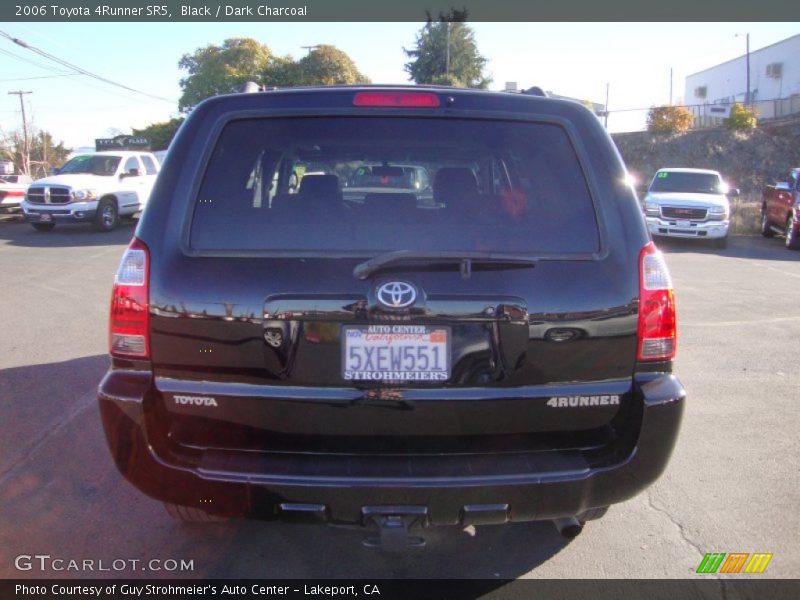 Black / Dark Charcoal 2006 Toyota 4Runner SR5