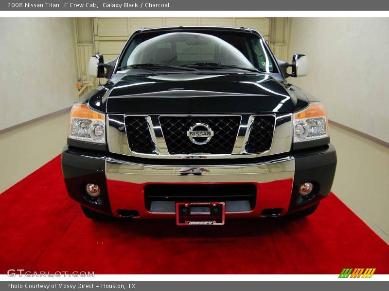 Galaxy Black / Charcoal 2008 Nissan Titan LE Crew Cab
