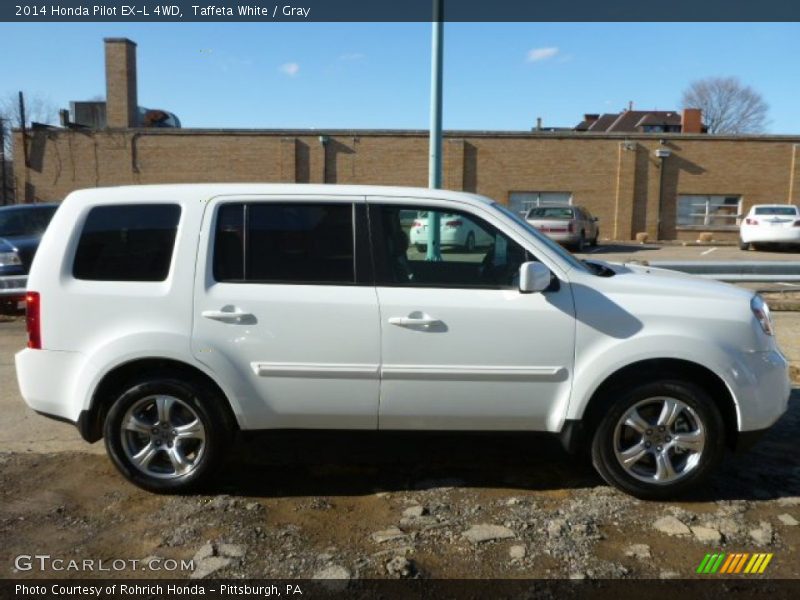 Taffeta White / Gray 2014 Honda Pilot EX-L 4WD