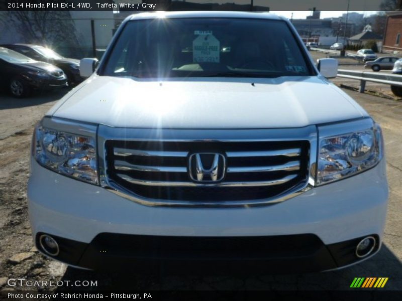 Taffeta White / Gray 2014 Honda Pilot EX-L 4WD