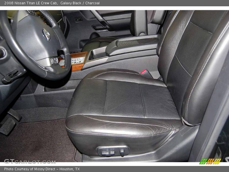 Galaxy Black / Charcoal 2008 Nissan Titan LE Crew Cab