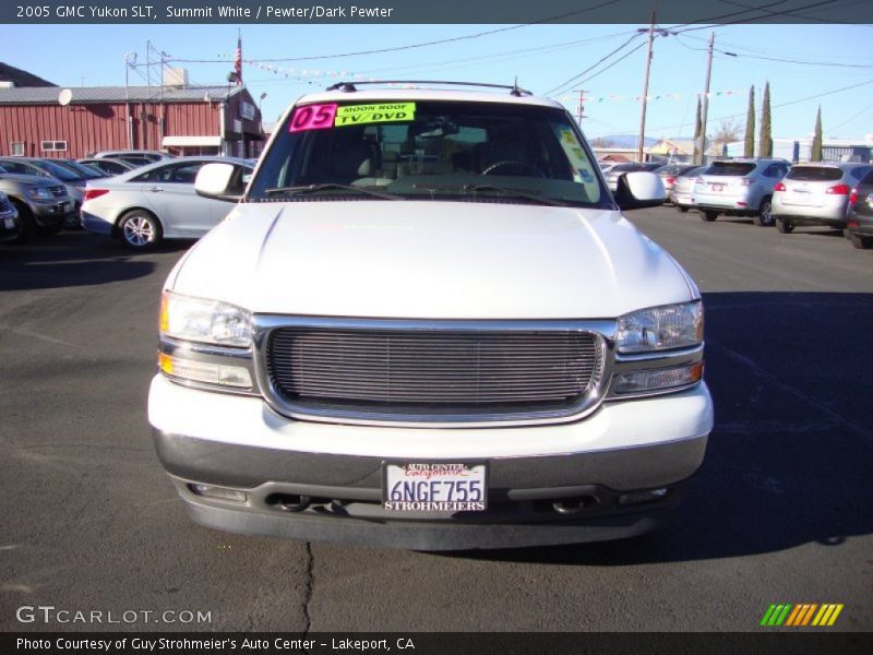 Summit White / Pewter/Dark Pewter 2005 GMC Yukon SLT