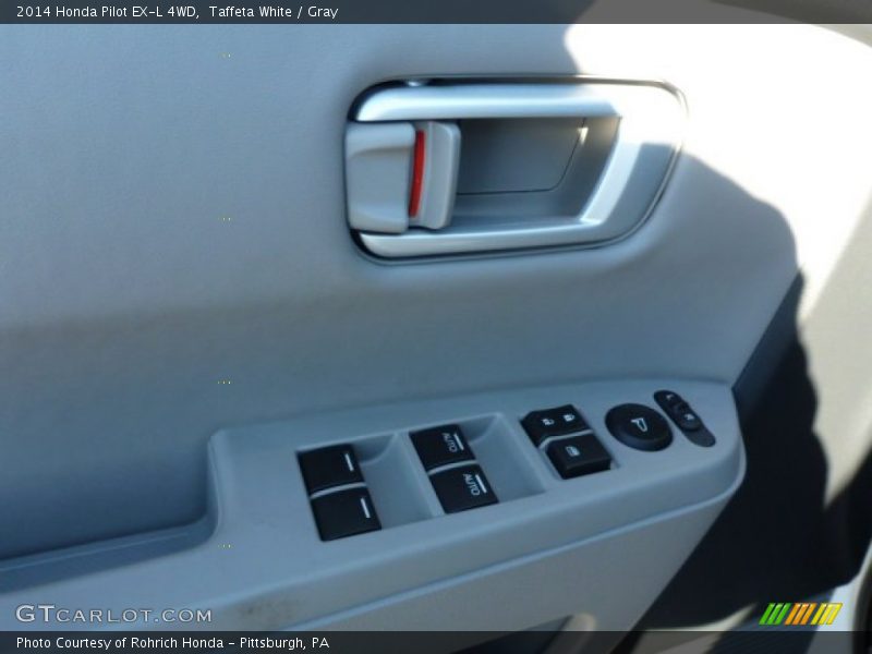 Taffeta White / Gray 2014 Honda Pilot EX-L 4WD
