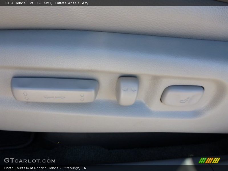 Taffeta White / Gray 2014 Honda Pilot EX-L 4WD