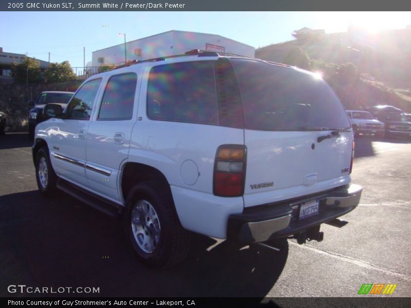 Summit White / Pewter/Dark Pewter 2005 GMC Yukon SLT