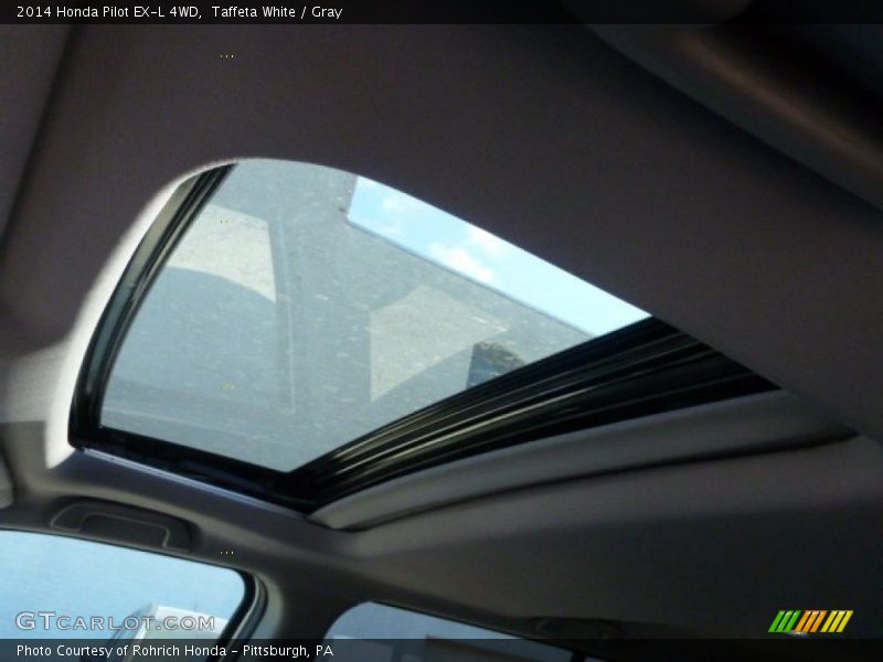 Taffeta White / Gray 2014 Honda Pilot EX-L 4WD