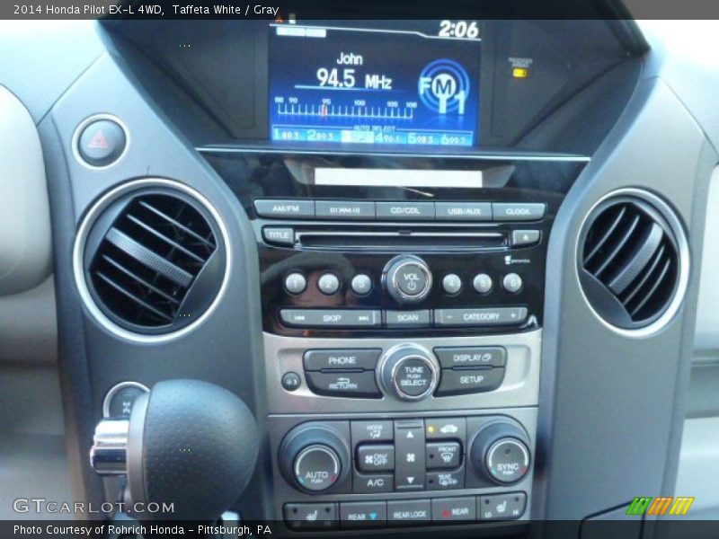 Taffeta White / Gray 2014 Honda Pilot EX-L 4WD