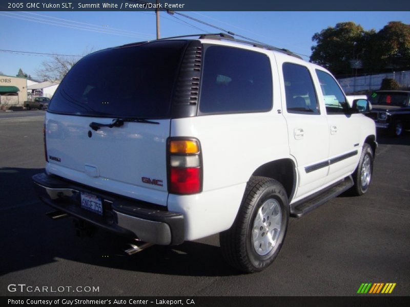 Summit White / Pewter/Dark Pewter 2005 GMC Yukon SLT