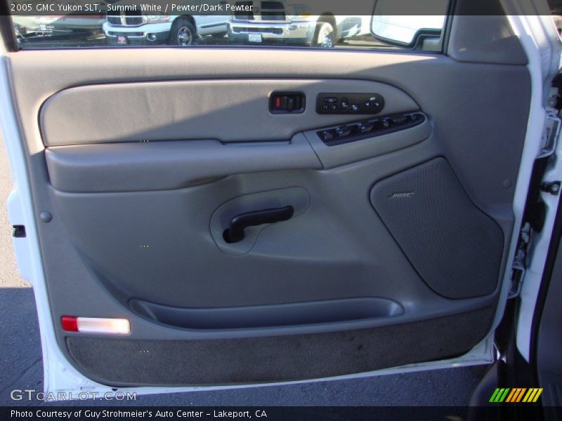 Summit White / Pewter/Dark Pewter 2005 GMC Yukon SLT