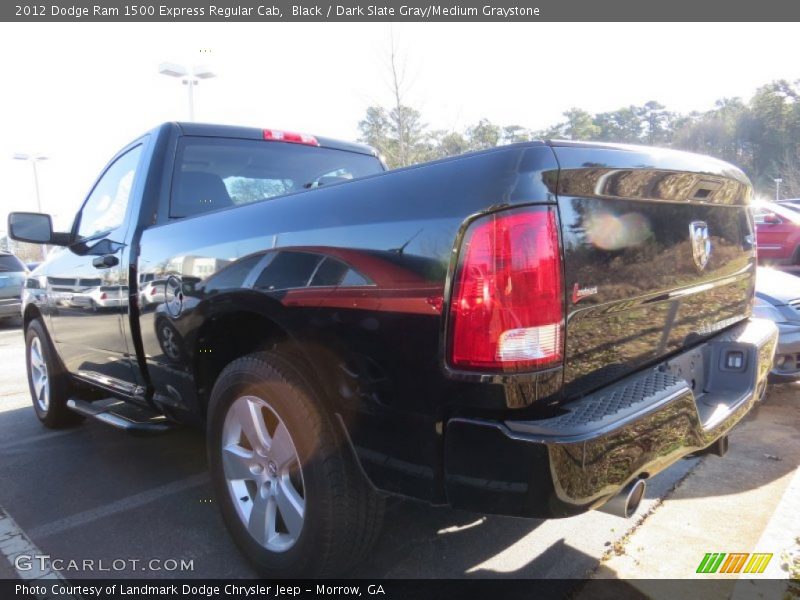 Black / Dark Slate Gray/Medium Graystone 2012 Dodge Ram 1500 Express Regular Cab
