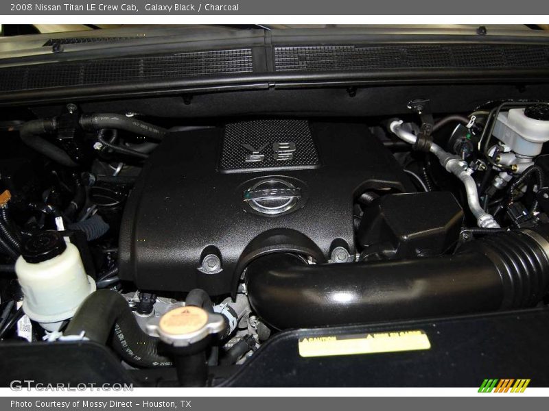 Galaxy Black / Charcoal 2008 Nissan Titan LE Crew Cab