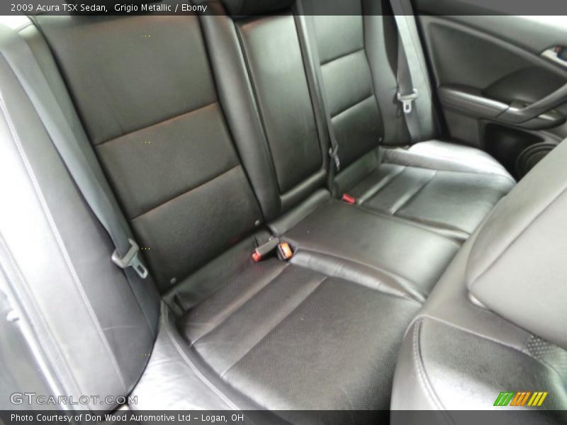Grigio Metallic / Ebony 2009 Acura TSX Sedan