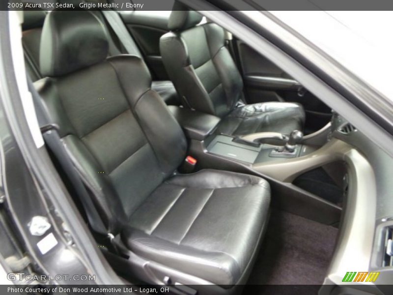 Grigio Metallic / Ebony 2009 Acura TSX Sedan