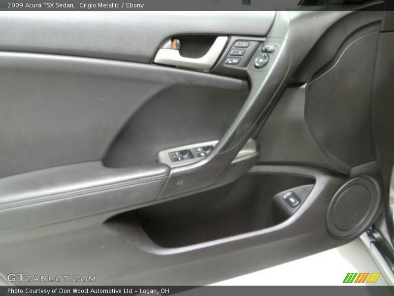 Grigio Metallic / Ebony 2009 Acura TSX Sedan