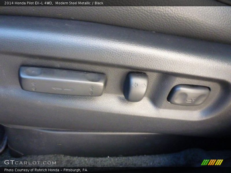 Modern Steel Metallic / Black 2014 Honda Pilot EX-L 4WD