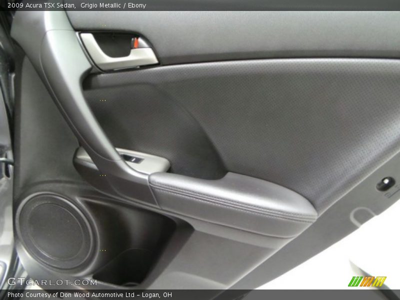 Grigio Metallic / Ebony 2009 Acura TSX Sedan