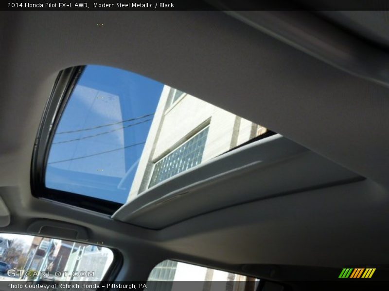 Modern Steel Metallic / Black 2014 Honda Pilot EX-L 4WD