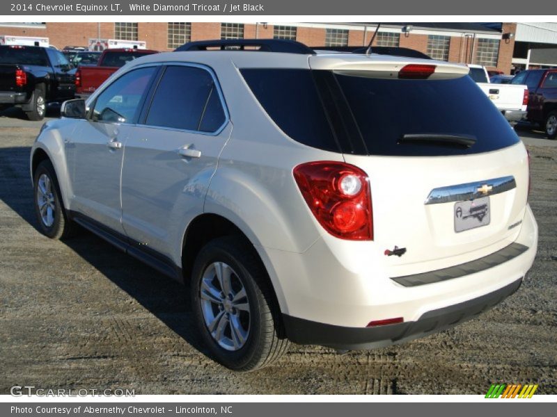 White Diamond Tricoat / Jet Black 2014 Chevrolet Equinox LT