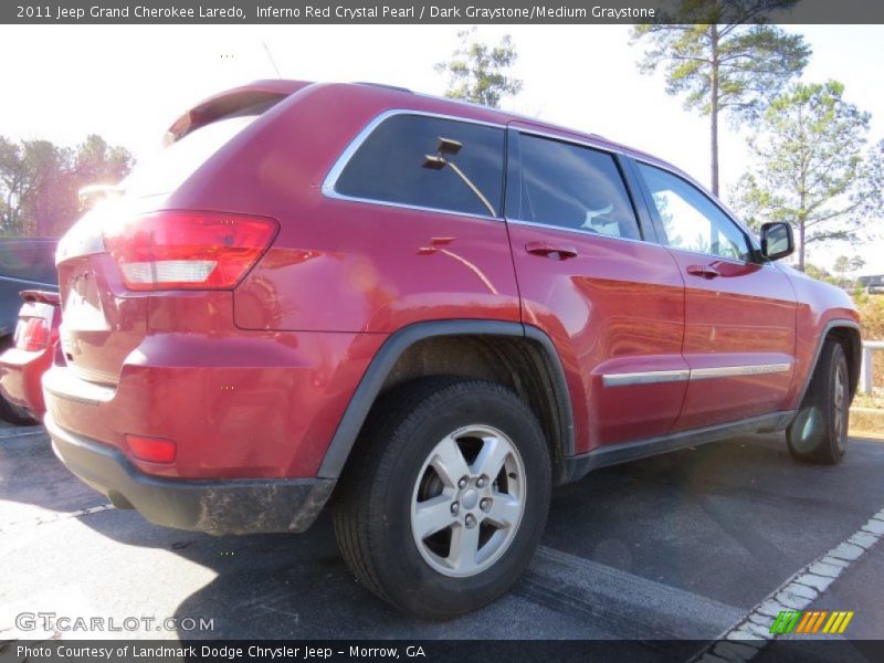 Inferno Red Crystal Pearl / Dark Graystone/Medium Graystone 2011 Jeep Grand Cherokee Laredo