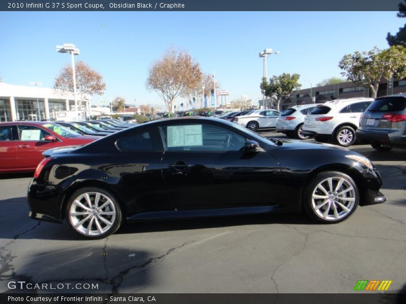Obsidian Black / Graphite 2010 Infiniti G 37 S Sport Coupe